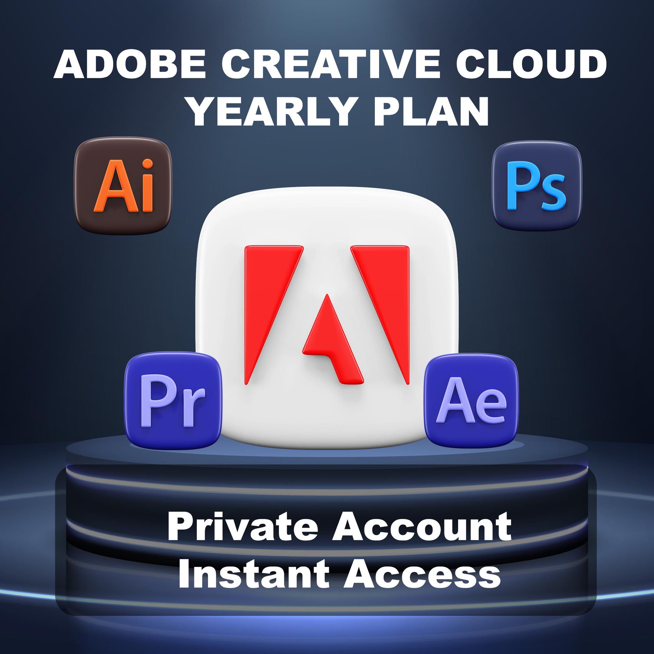 Adobe Creative Cloud – Private Access – Yearly